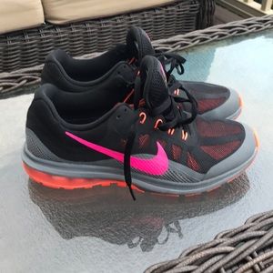 Nike shoes. Black pink orange